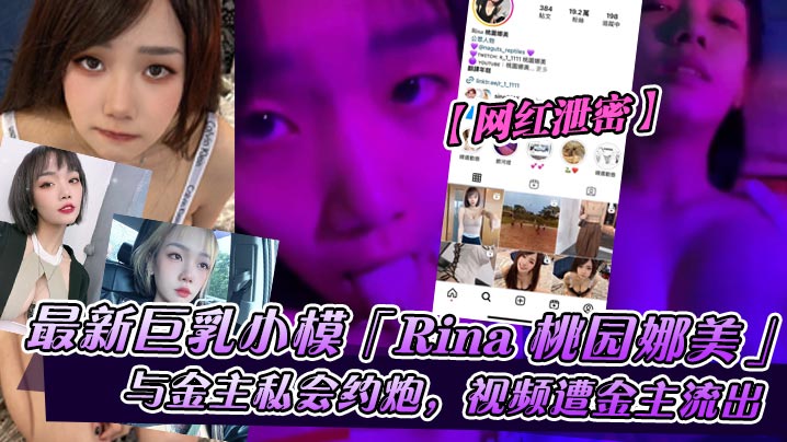 CRRO-803 网红泄密巨乳小模Rina桃园娜美与金主私会约炮视频遭金主流出
